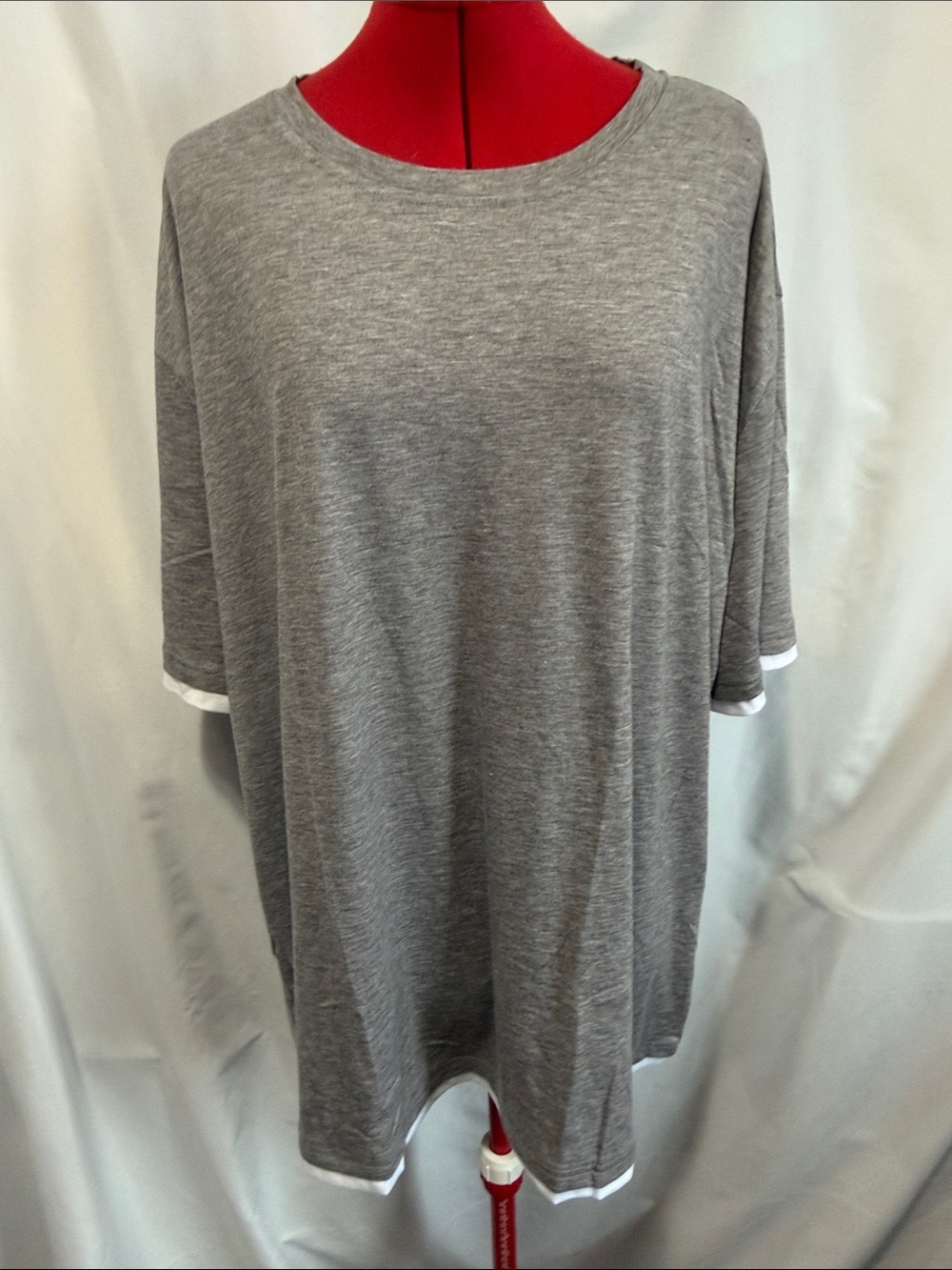 Men's Heather Grey Short-Sleeve Crewneck Tee
